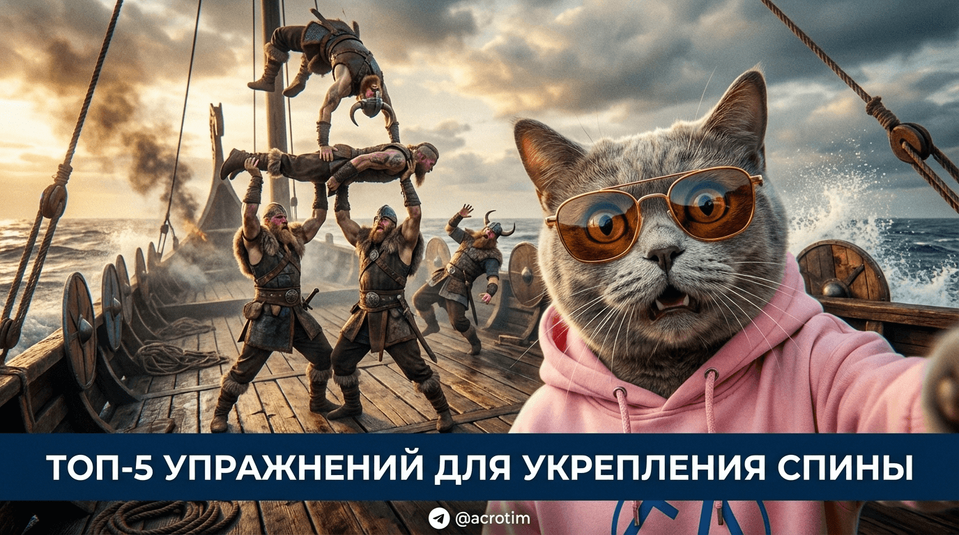 Упражнения для укрепления спины: топ-5 в спортивной акробатике