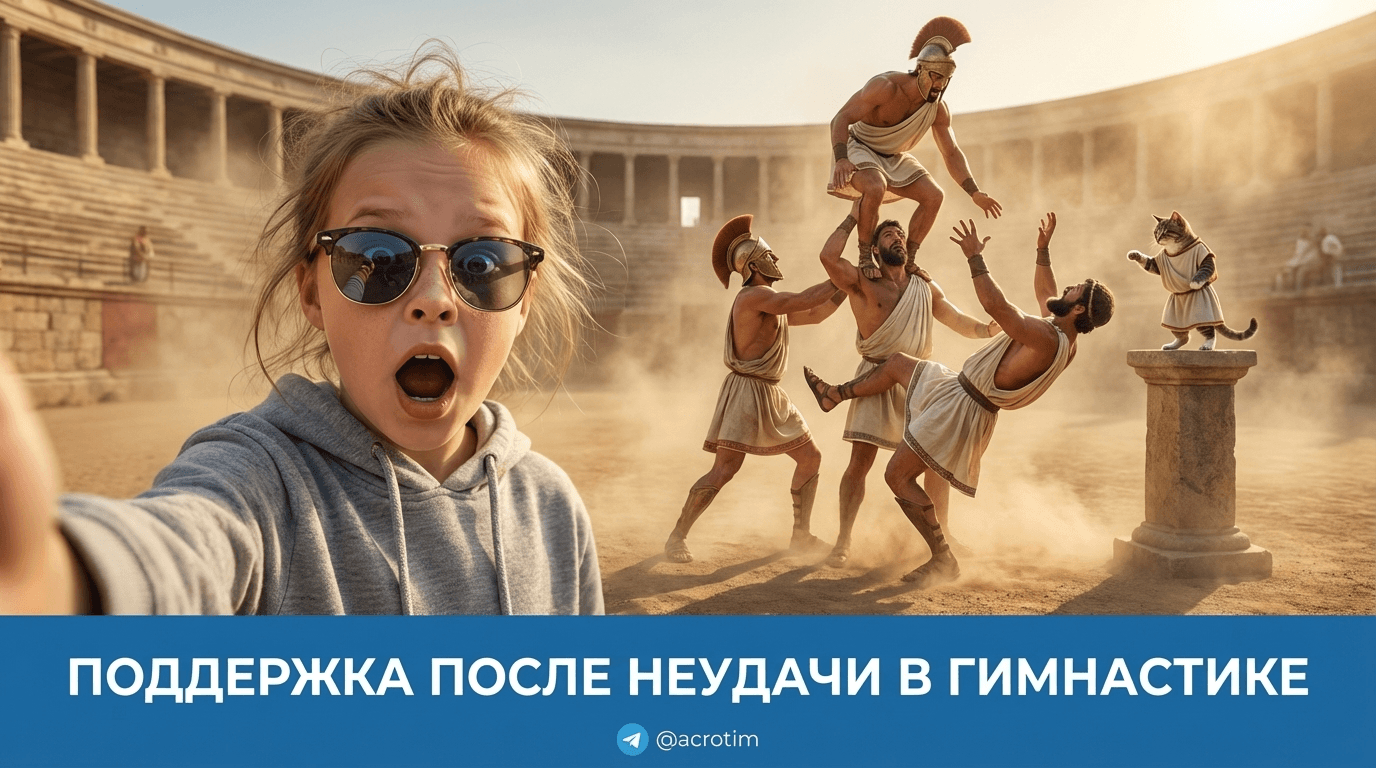 Как поддержать ребенка после неудачи в спортивной гимнастике