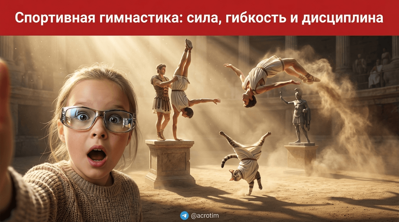 Спортивная гимнастика: сила, гибкость и дисциплина у ребенка