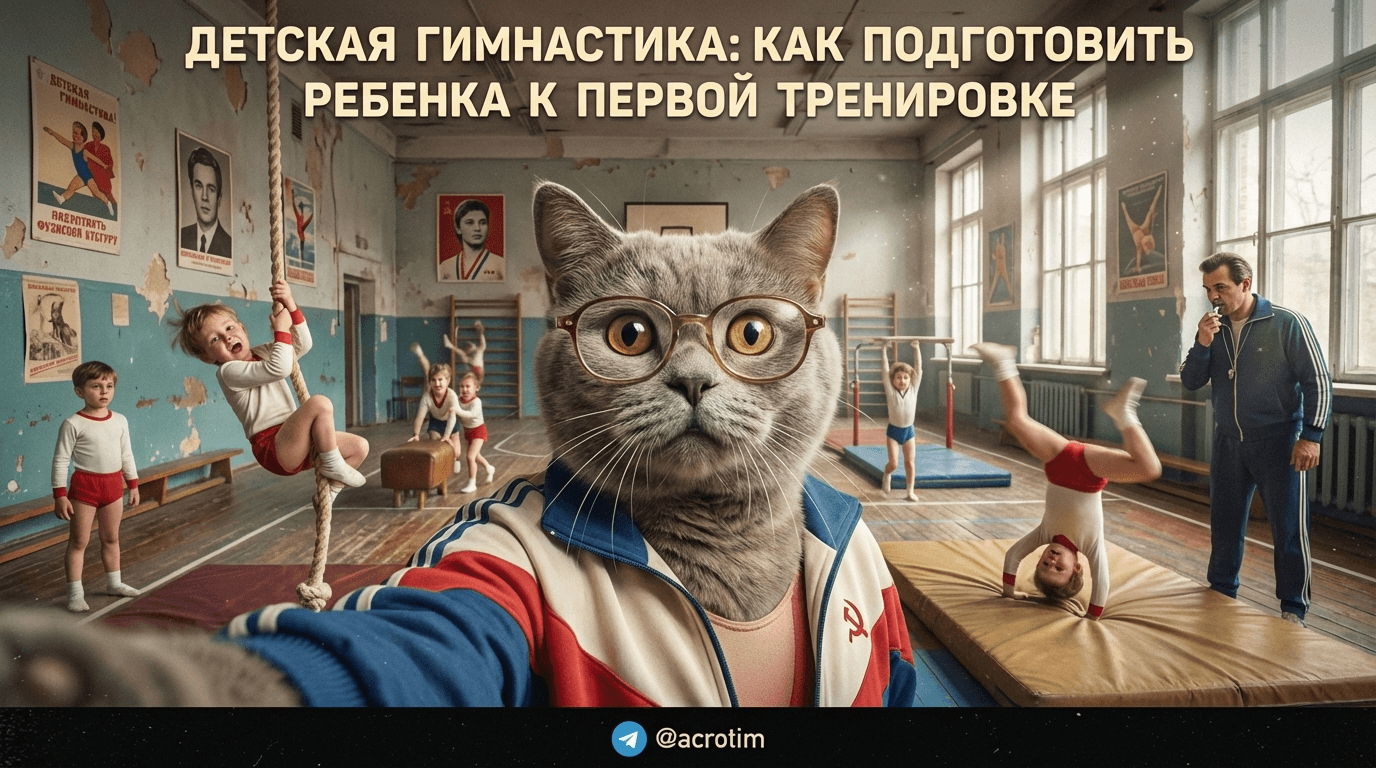 Детская гимнастика: как подготовить ребенка к первой тренировке