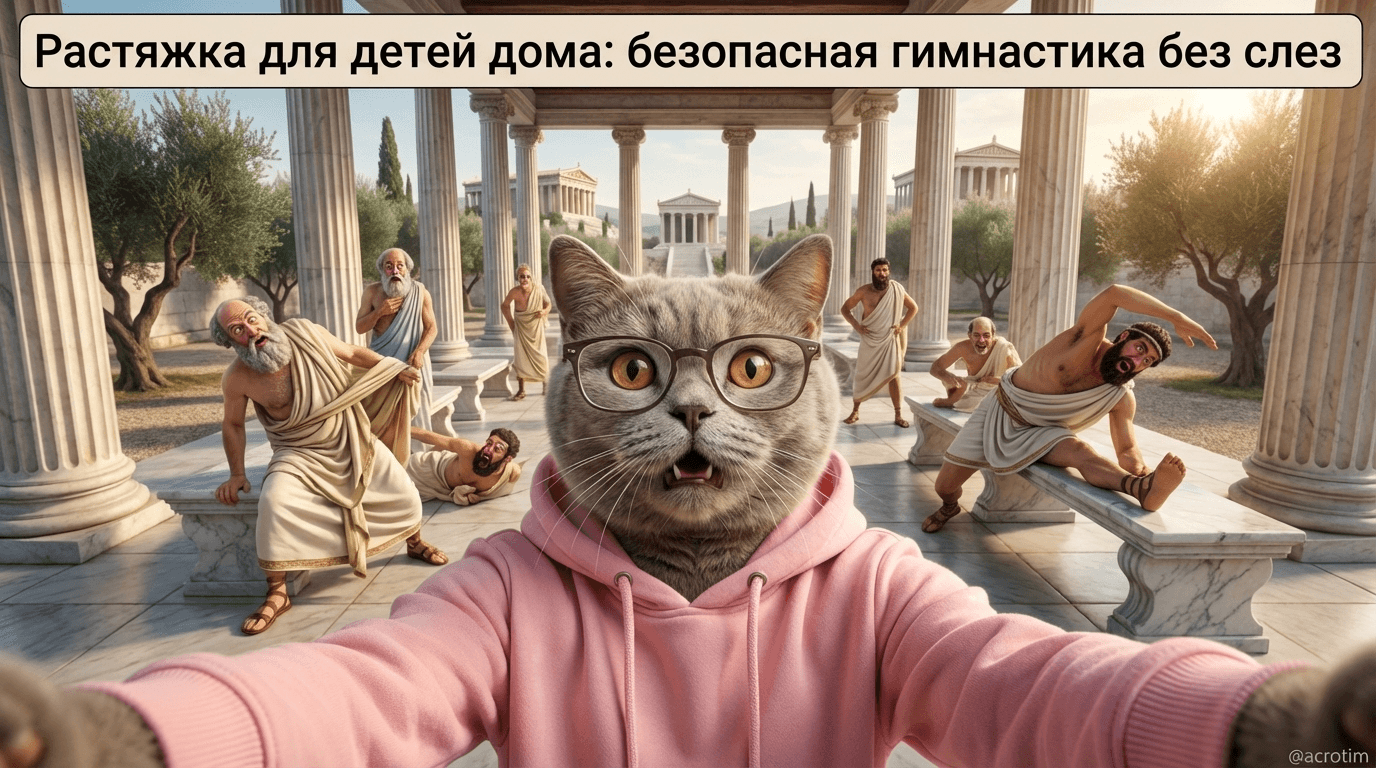Растяжка для детей дома: безопасная гимнастика без слез