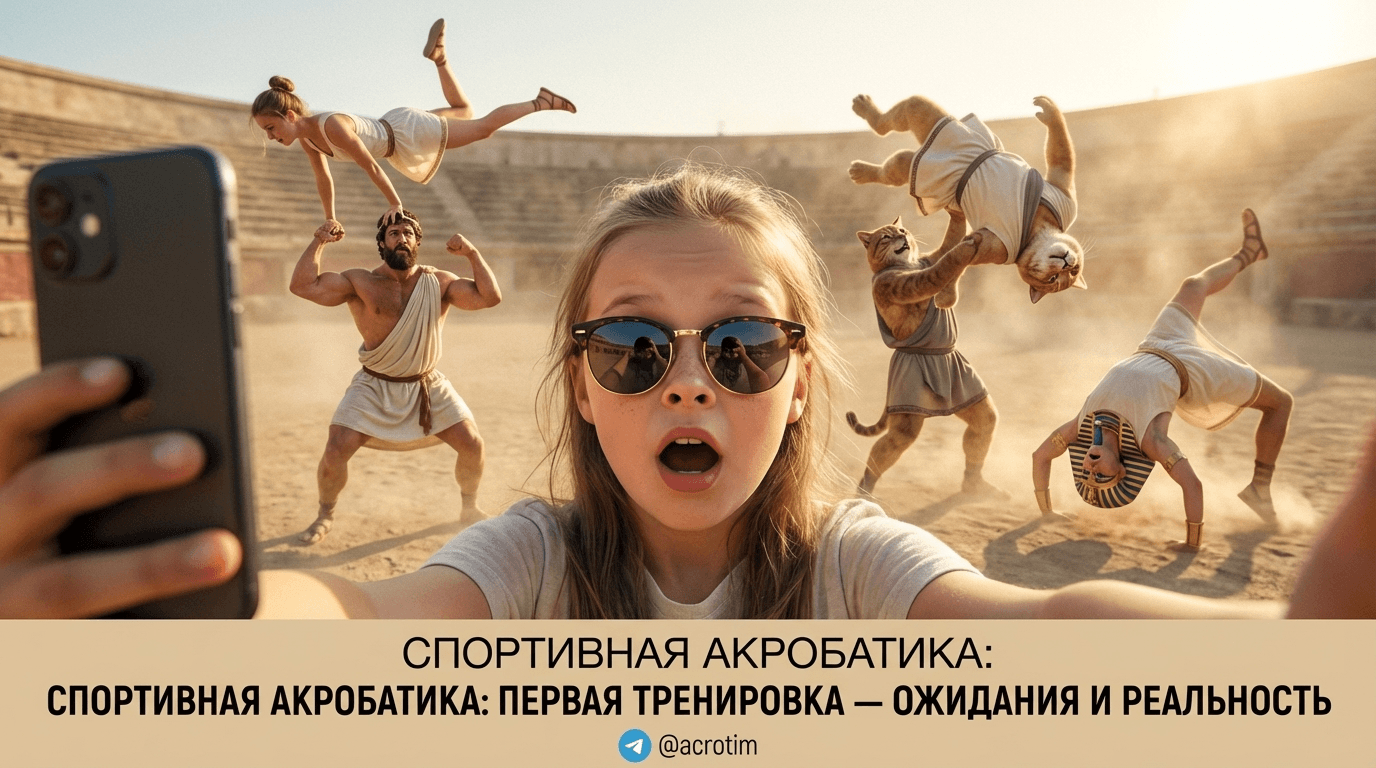 Спортивная акробатика: первая тренировка — ожидания и реальность