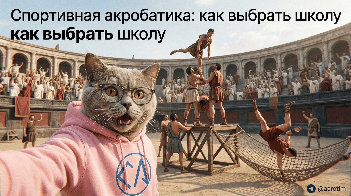 Спортивная акробатика: как выбрать школу — чек-лист для родителей