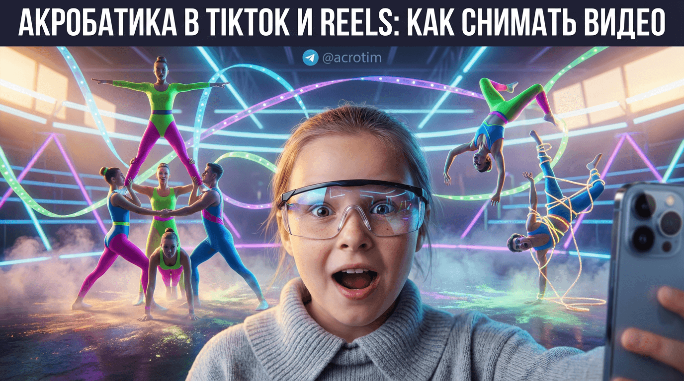 Спортивная акробатика в TikTok и Reels: как снимать популярные видео