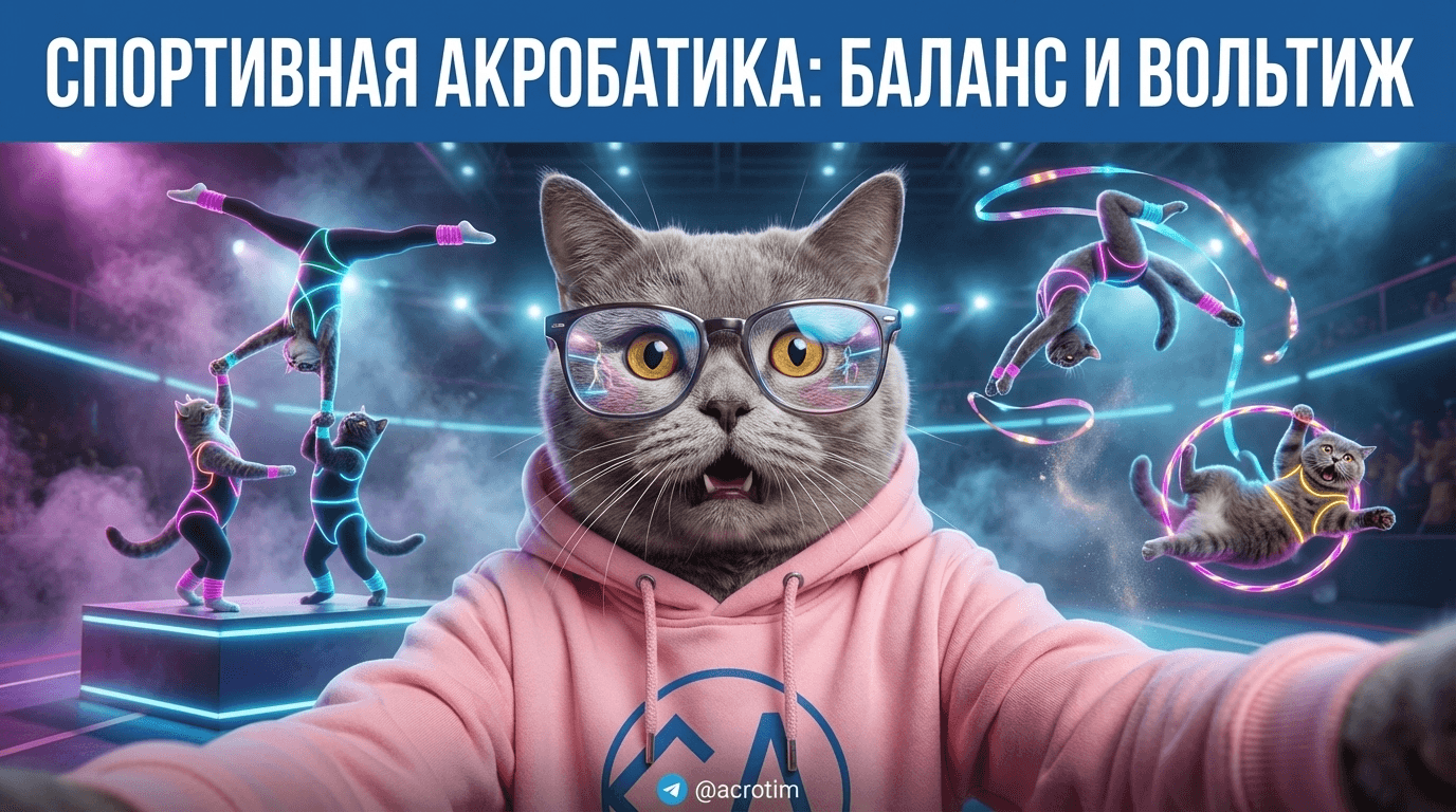 Спортивная акробатика: отличия балансовых и вольтижных упражнений