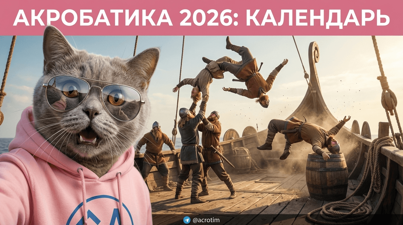 Спортивная акробатика 2026: календарь главных соревнований