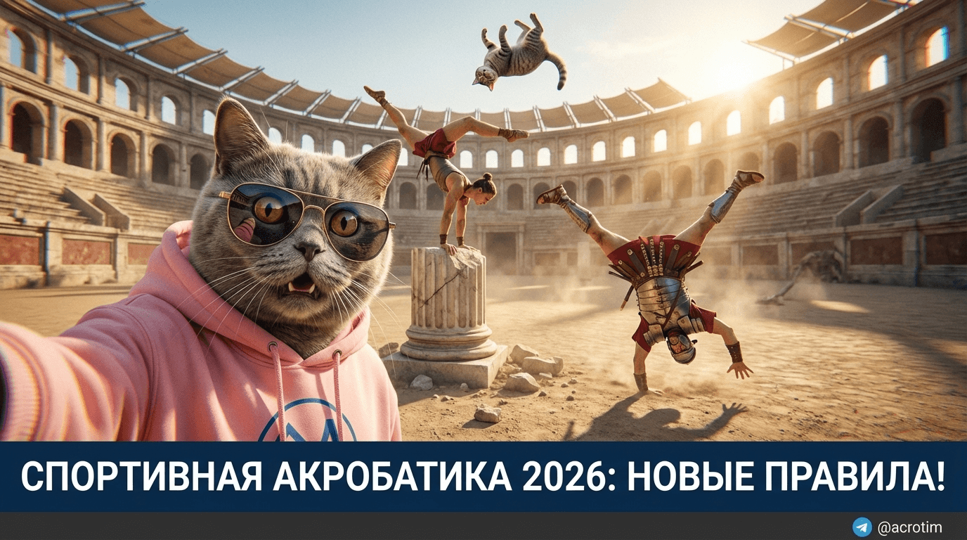 Спортивная акробатика 2026: разбор новых правил соревнований