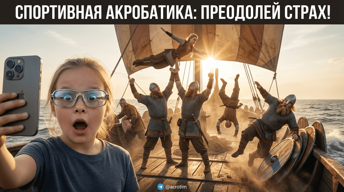 Спортивная акробатика: как новичку преодолеть страх на старте