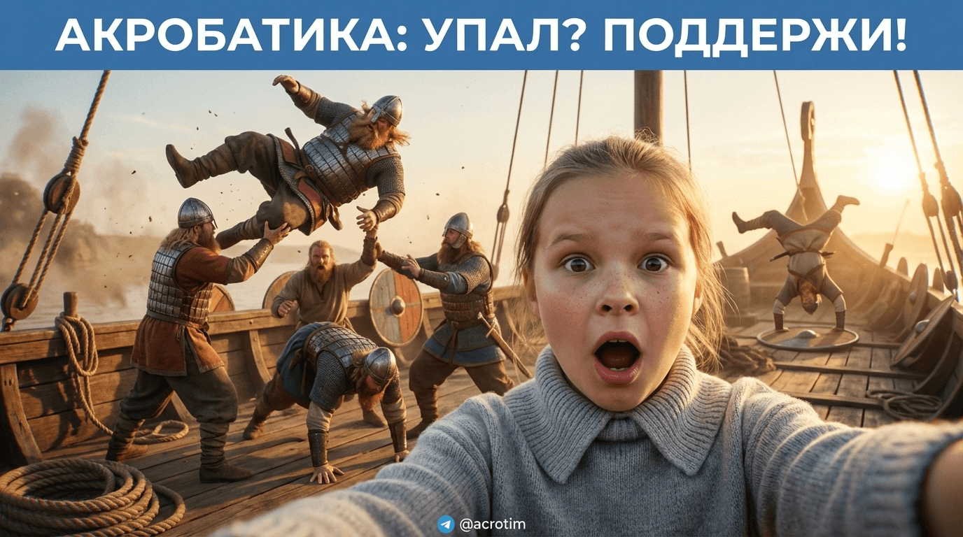 Спортивная акробатика: что говорить ребенку после падения