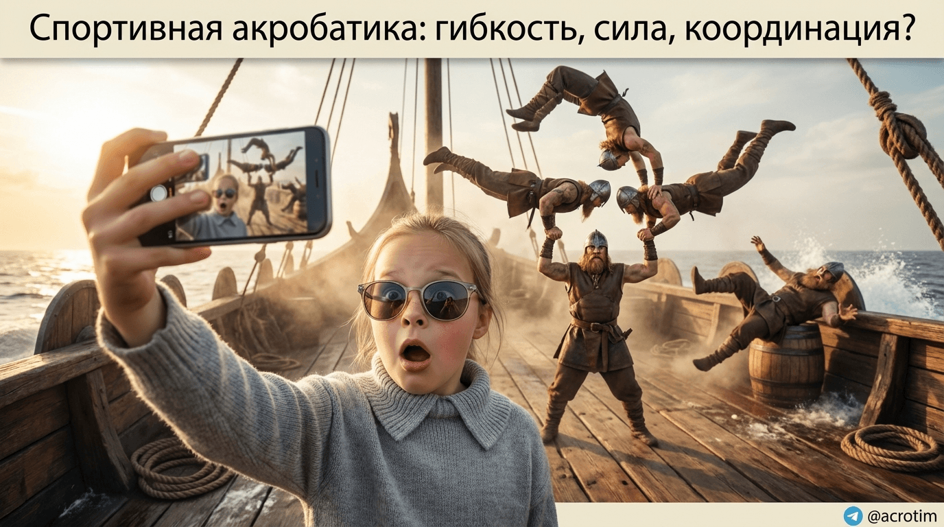 Спортивная акробатика: что важнее — гибкость, сила или координация?