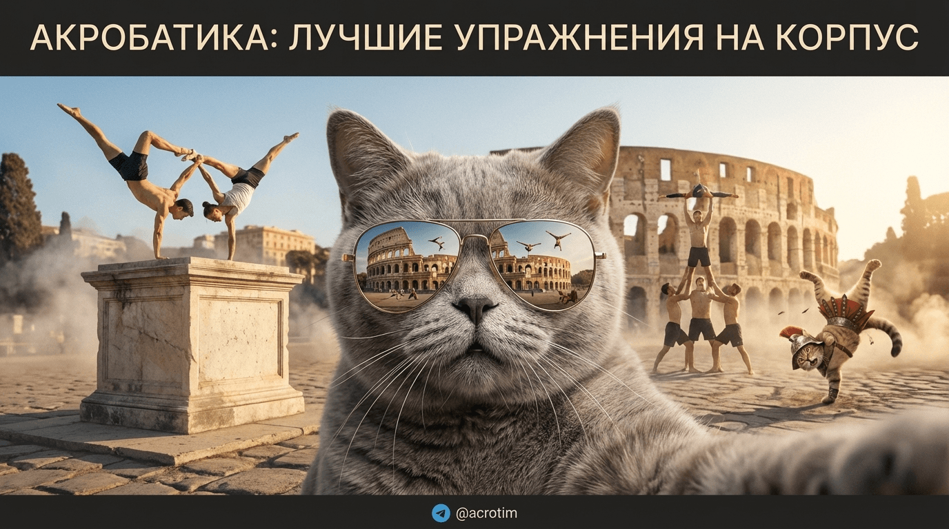 Спортивная акробатика: лучшие упражнения на корпус к соревнованиям