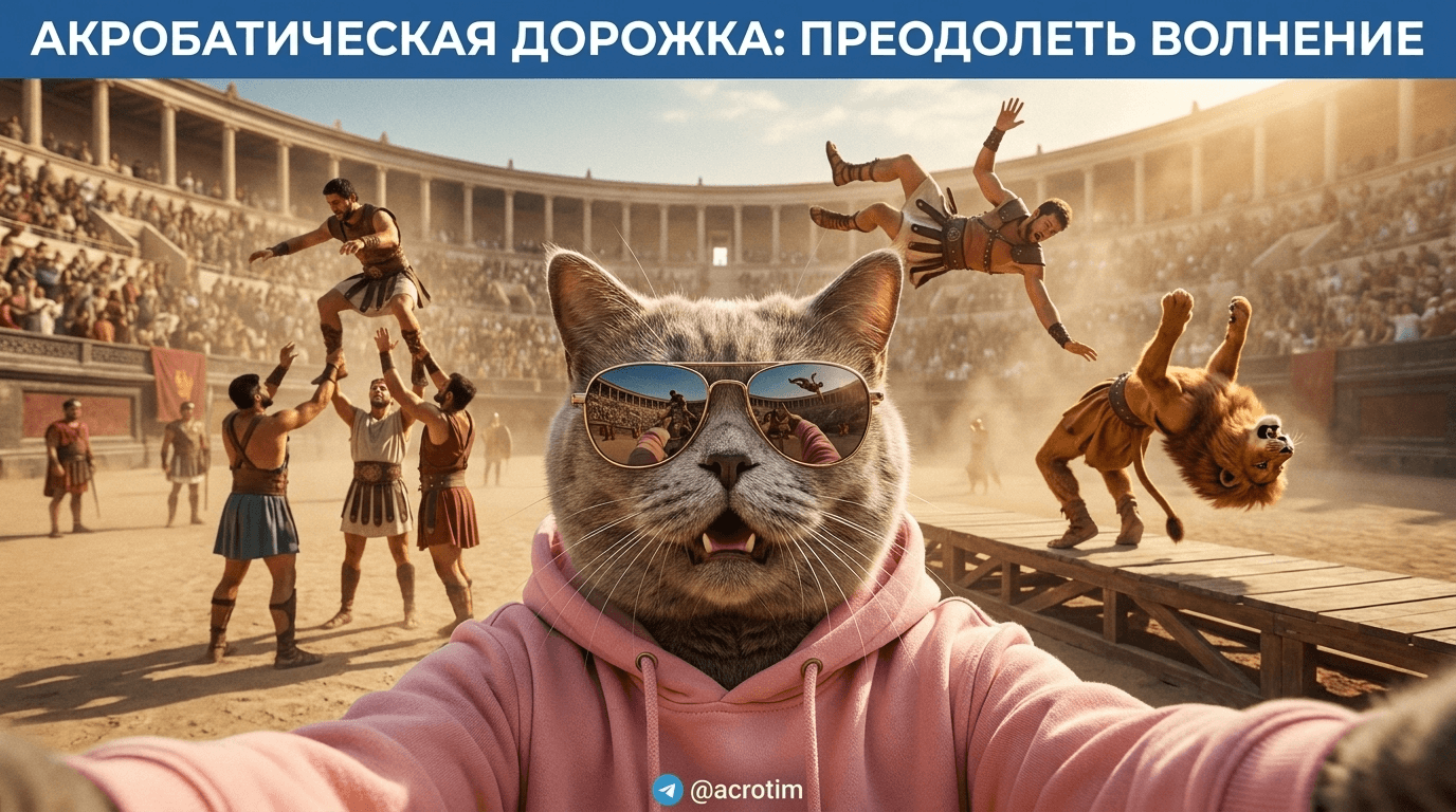 Акробатическая дорожка: как справиться с волнением на разбеге