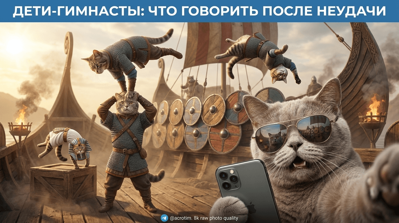 Дети-гимнасты: что говорить ребенку после неудачного старта