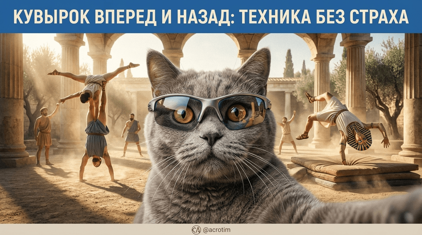 Кувырок вперед и назад: как научиться технике без страха