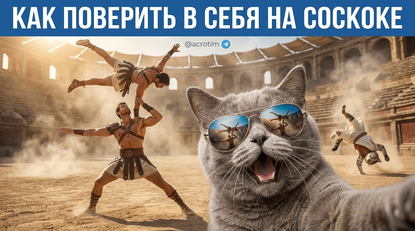 Спортивная гимнастика: как поверить в себя перед сложным соскоком
