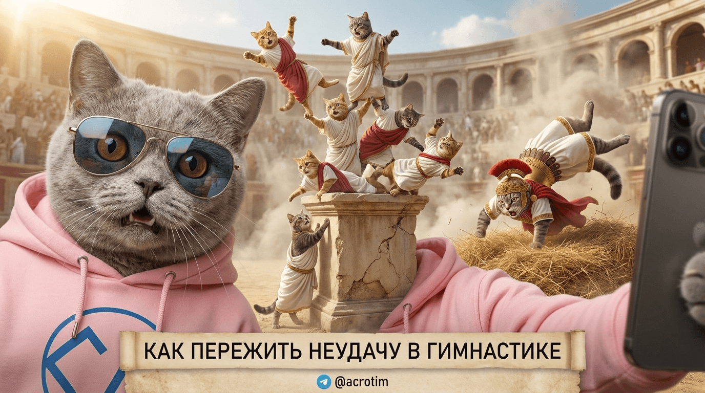 Спортивная гимнастика: как пережить неудачу на снаряде и идти дальше