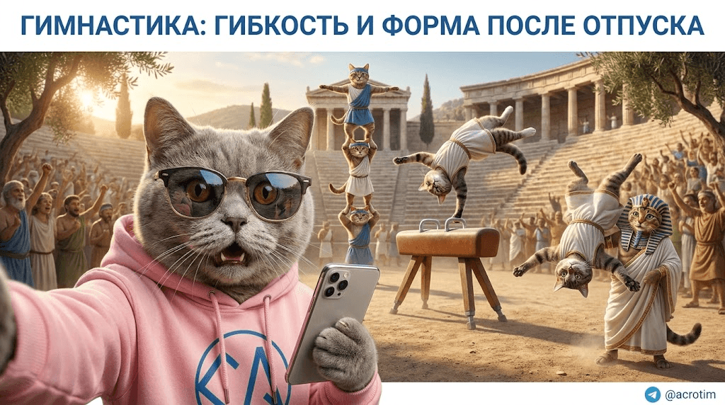 Гимнастика: как тренировать гибкость и сохранить форму после отпуска