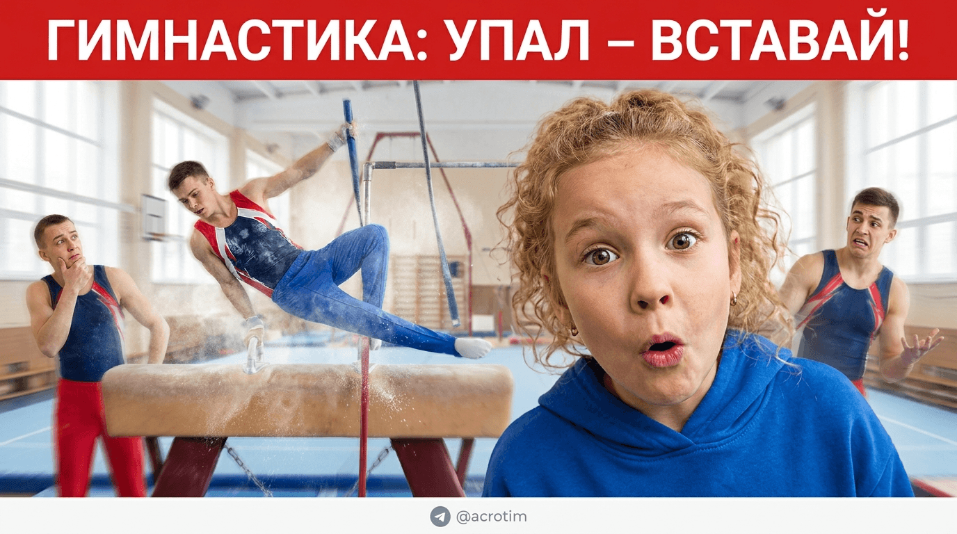 Спортивная гимнастика: как настроиться на снаряд после ошибки