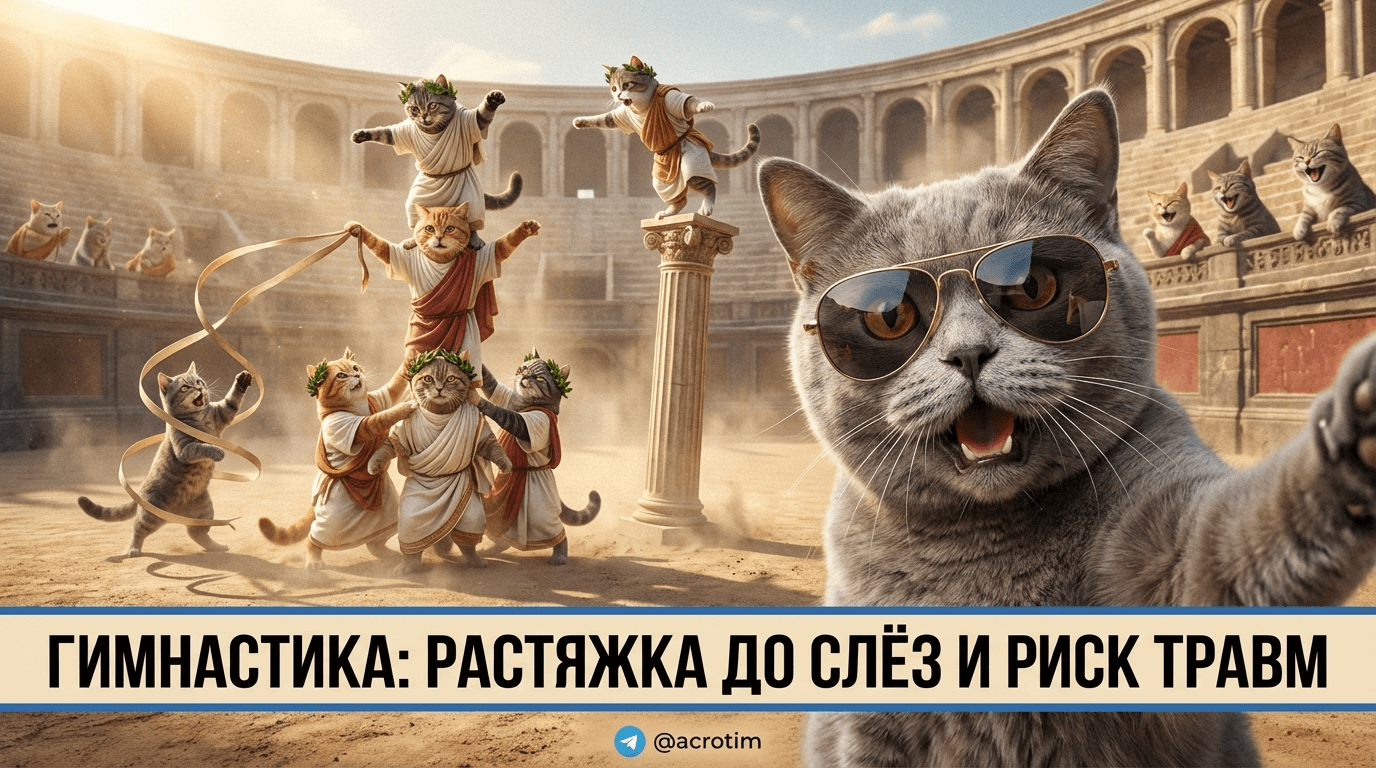 Художественная гимнастика — растяжка до слез: ошибки и риск травм
