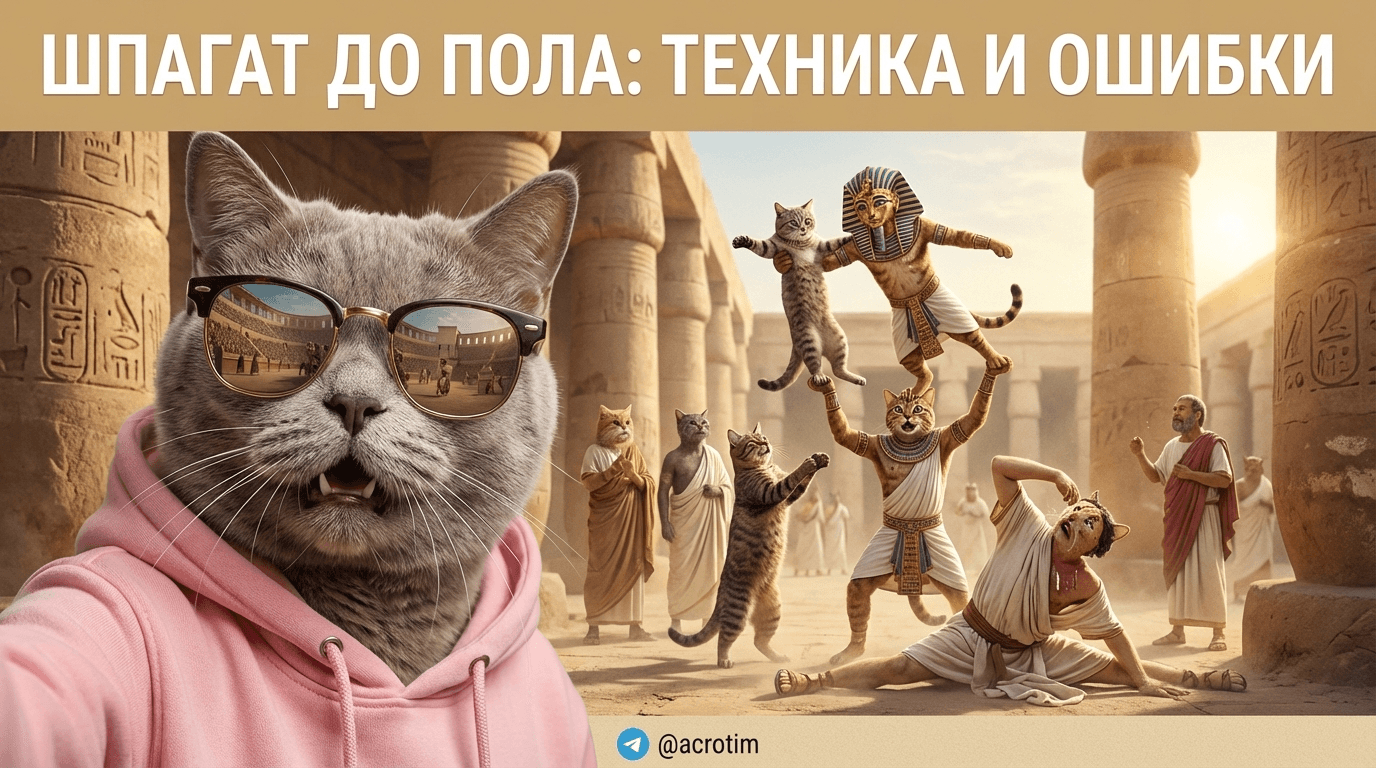 Как сесть на шпагат до пола: пошаговая техника и разбор ошибок