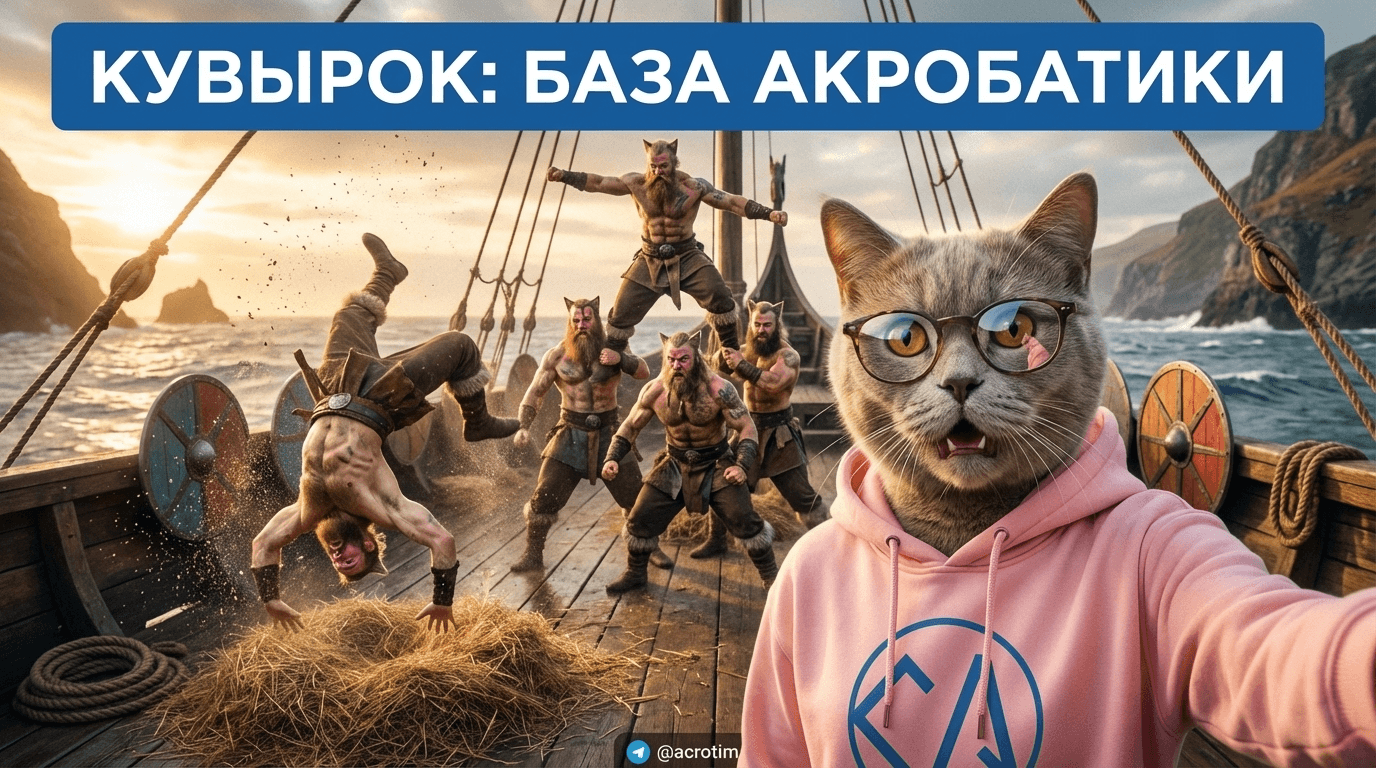 Кувырок: почему это важная база для спортивной акробатики