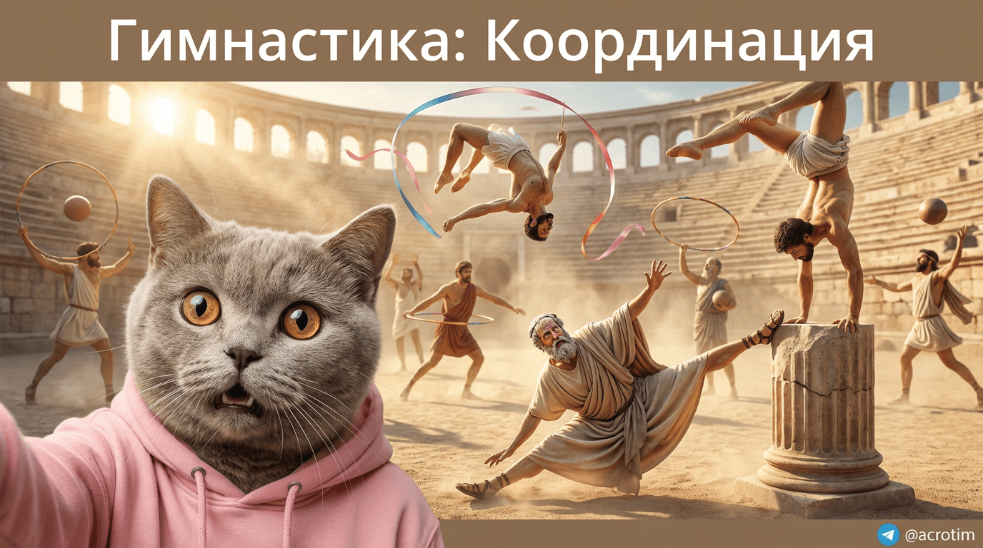 Художественная гимнастика: упражнения на координацию рук и ног