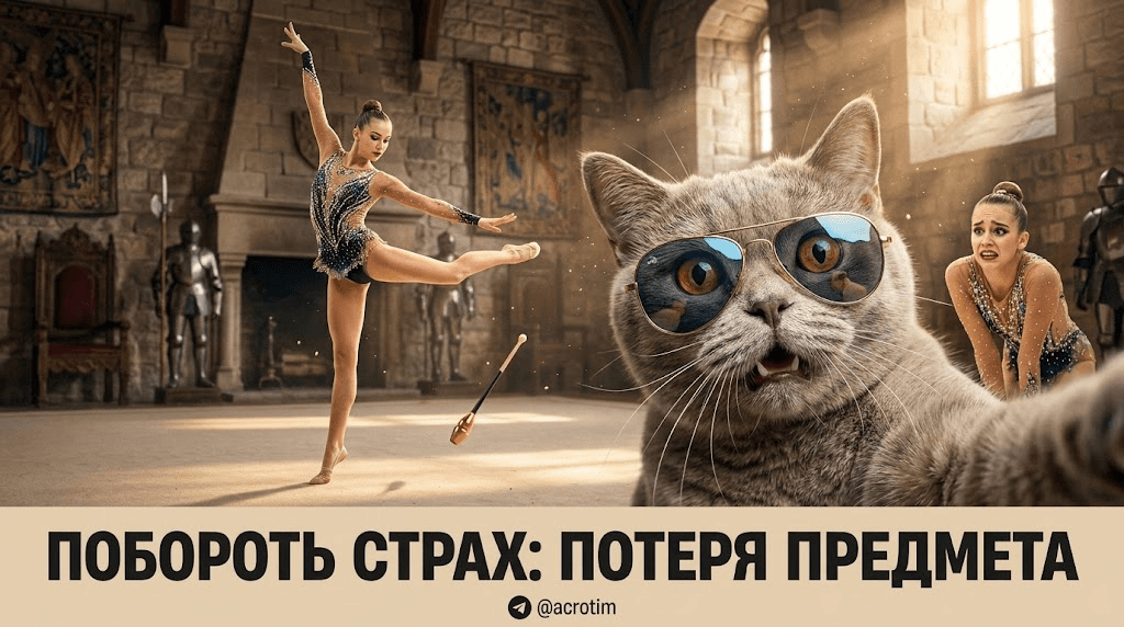 Художественная гимнастика: как побороть страх потери предмета