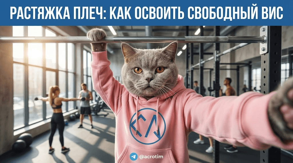 Растяжка плеч: как освоить свободный вис на перекладине
