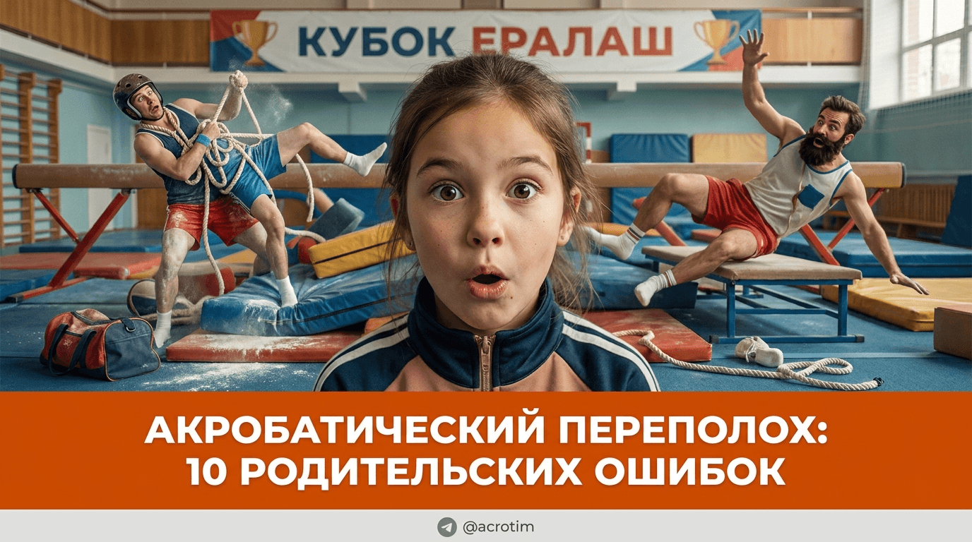 Спортивная акробатика: 10 ошибок родителей перед соревнованиями