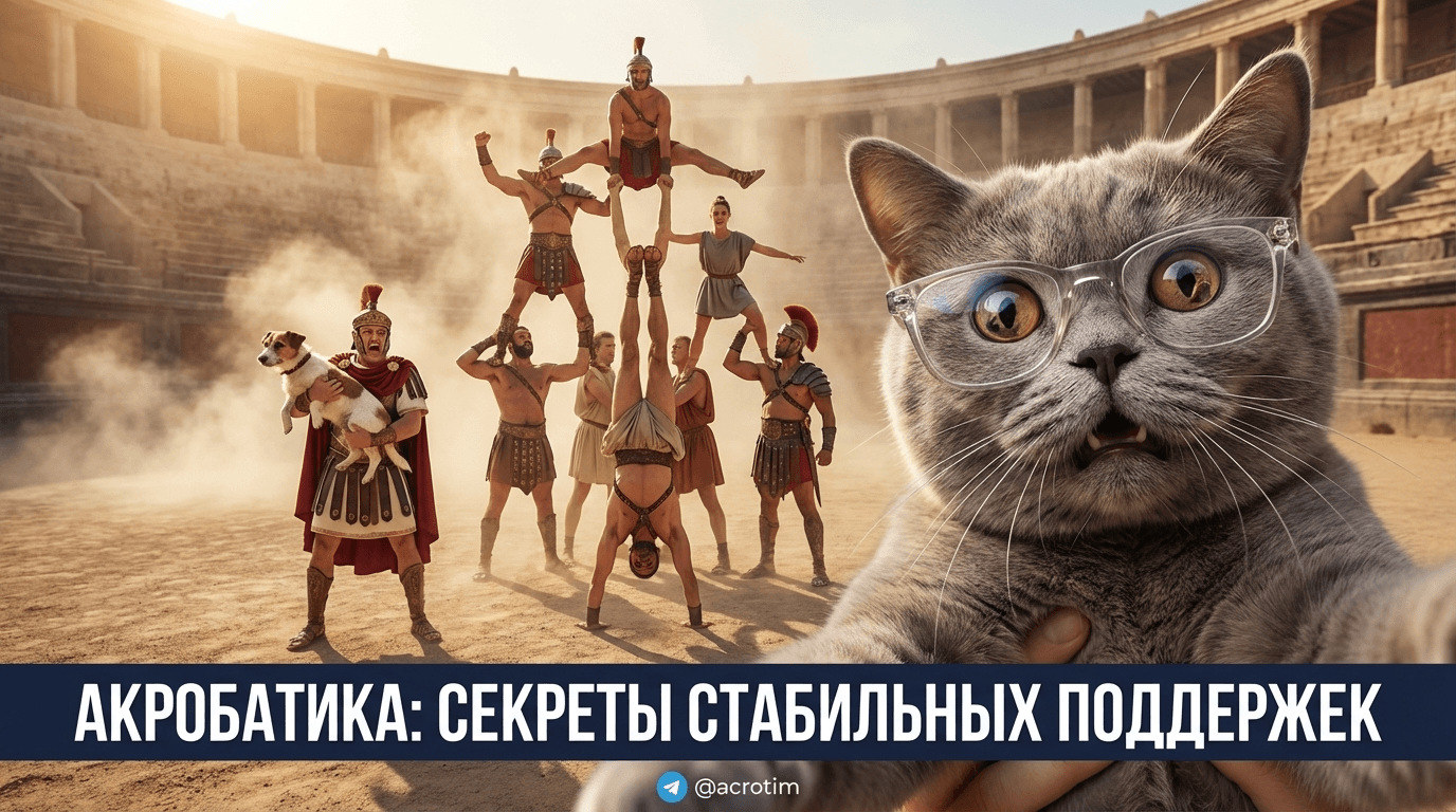 Спортивная акробатика: как научиться стабильным поддержкам в паре