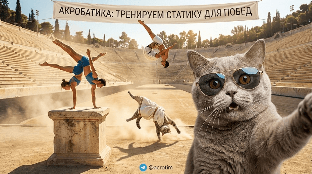 Спортивная акробатика: как тренировать статику для соревнований