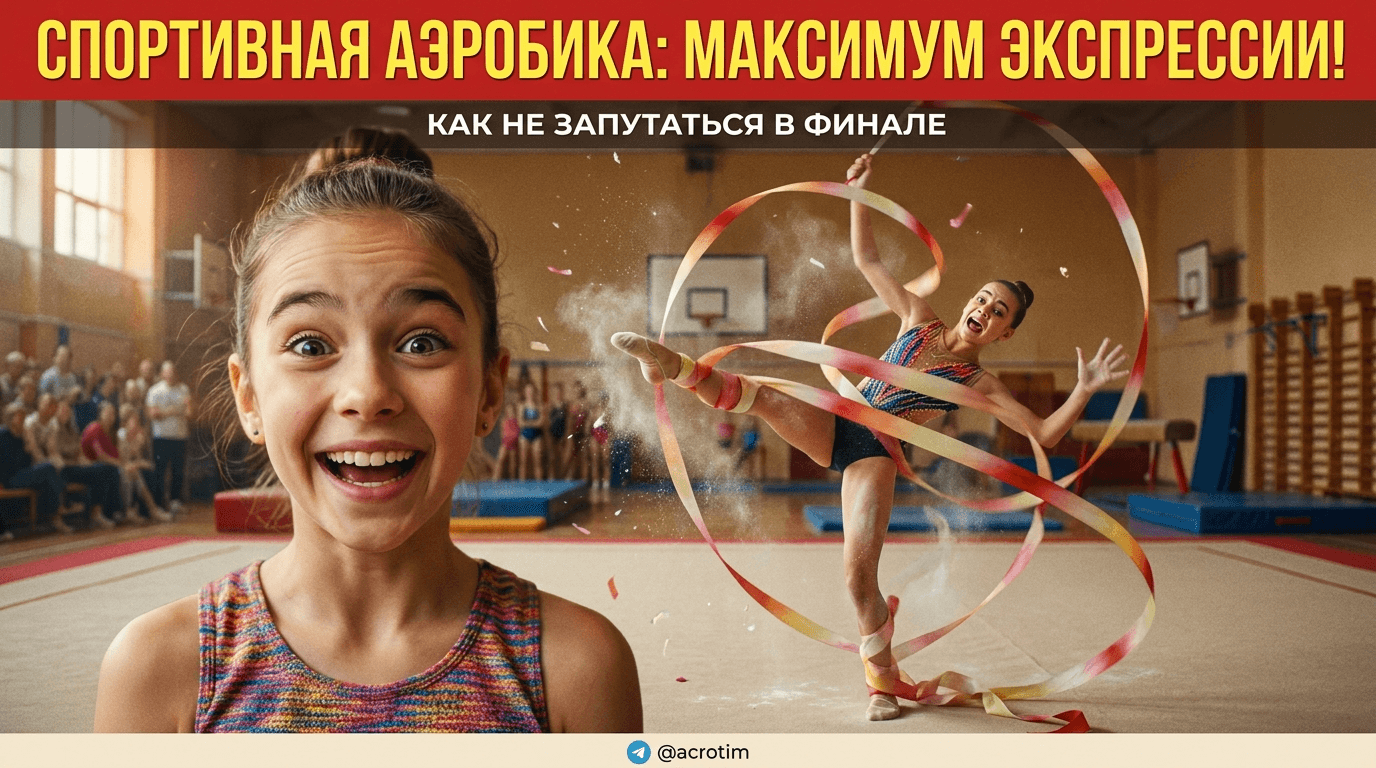 Спортивная аэробика: как показать максимум экспрессии в финале