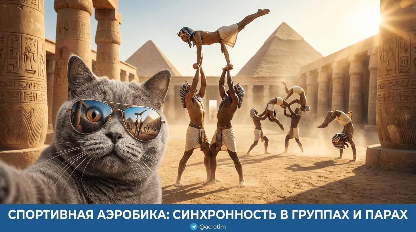 Спортивная аэробика: разбор техники синхронности в группах и парах