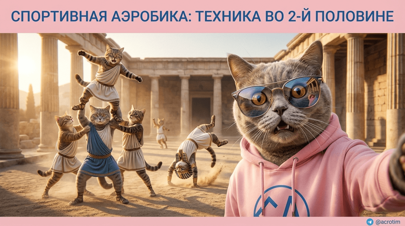 Спортивная аэробика: как сохранить технику во 2-й половине программы