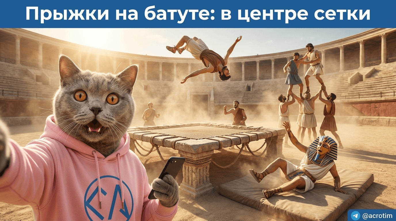 Прыжки на батуте: как контролировать высоту в центре сетки