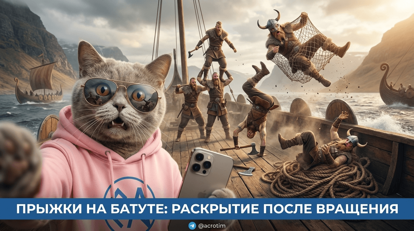 Прыжки на батуте: как довести до автоматизма раскрытие после вращения