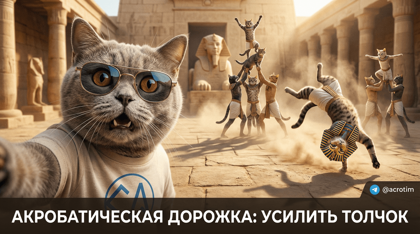 Акробатическая дорожка: как усилить стартовый толчок длинной серии