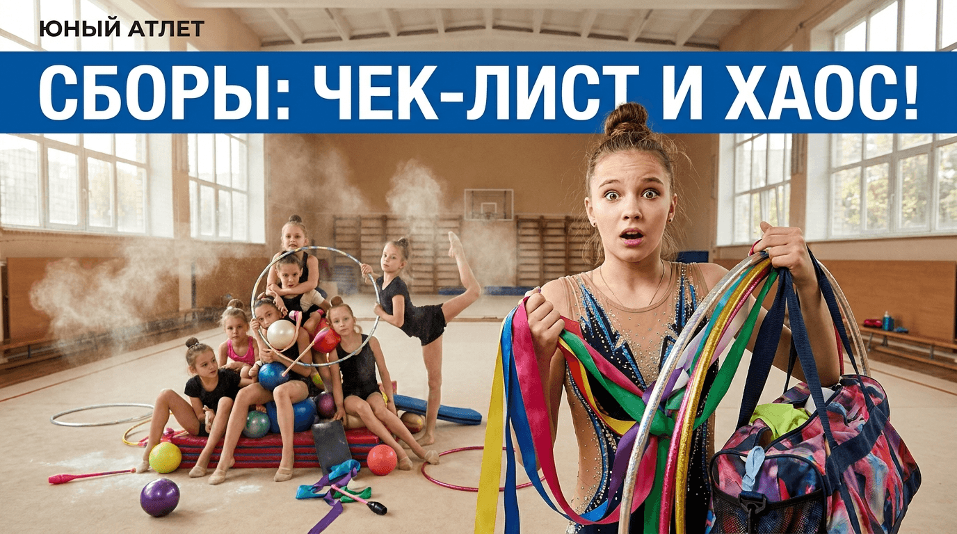 Что взять на сборы по художественной гимнастике: чек-лист