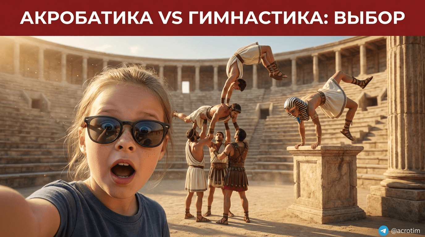 Спортивная гимнастика и акробатика: в чем разница и что выбрать