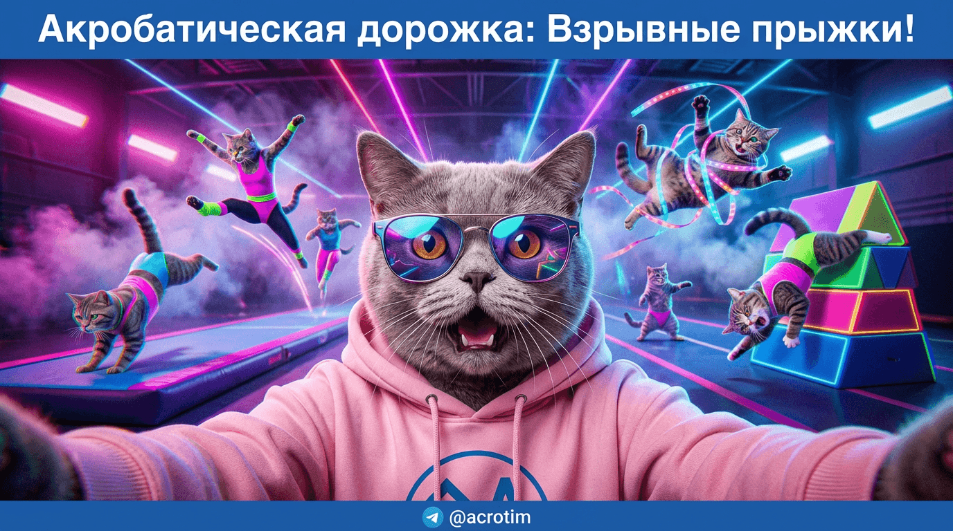 Акробатическая дорожка: комплекс взрывных плиометрических прыжков