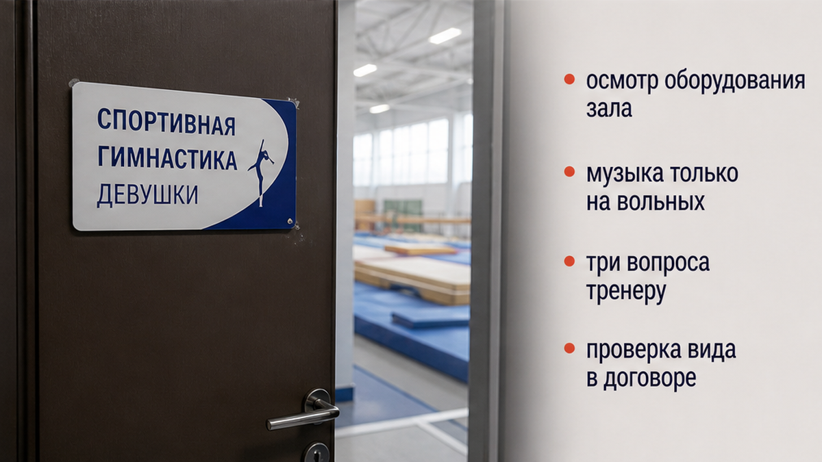 Практикум: как за пять минут отличить зал спортивной гимнастики по оборудованию и звукам