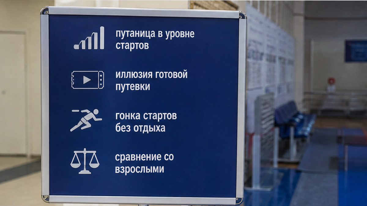 Четыре ошибки родителей: путаница школьных и взрослых стартов, иллюзия олимпийской путёвки